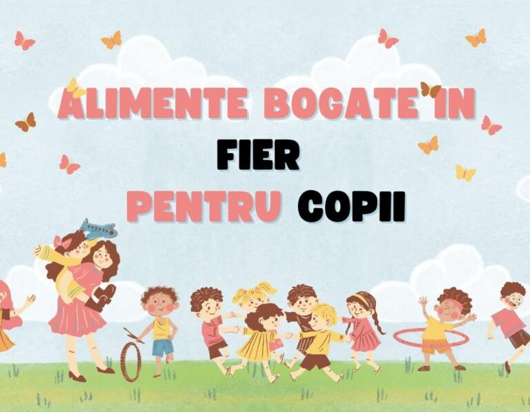 Alimente bogate in fier pentru copii