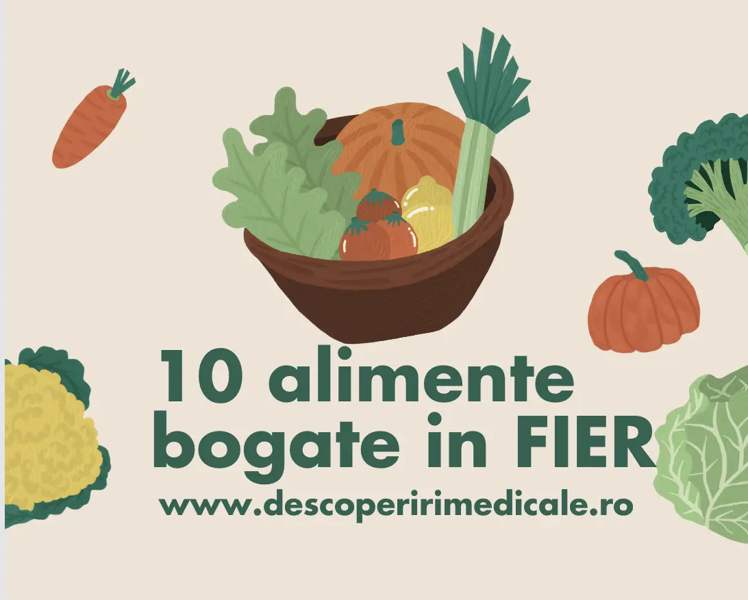 surse de alimente bogate in fier