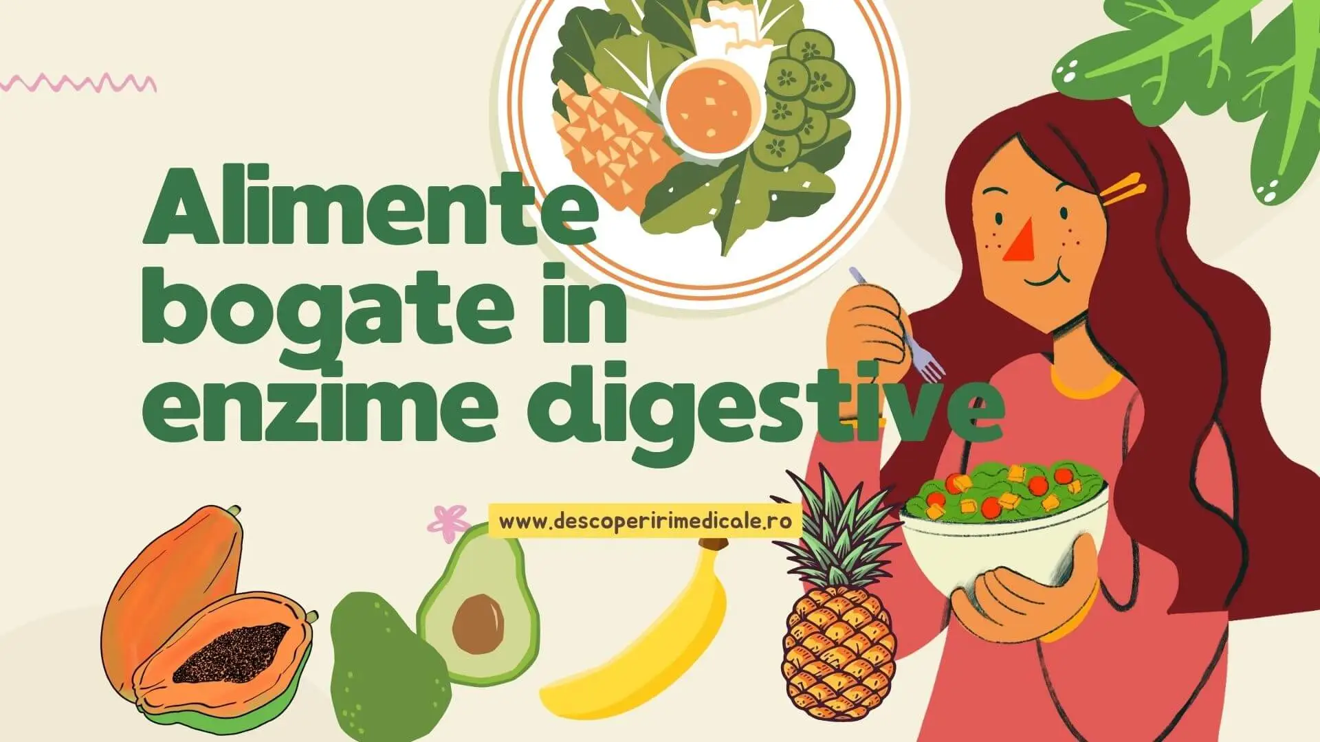 alimente bogate in enzime digestive